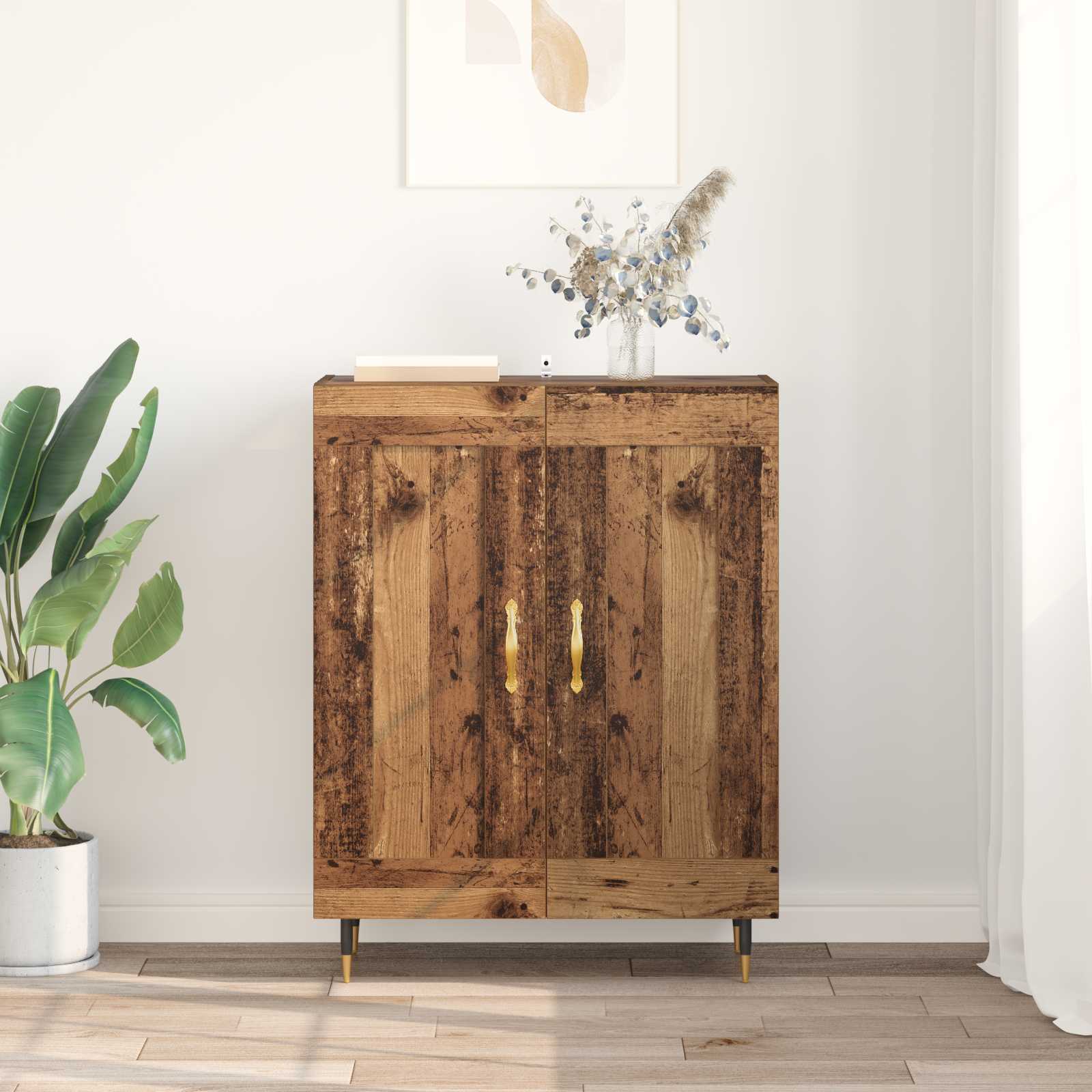 Sideboard Altholz 69,5 x 34 x 90 cm Holzwerkstoff