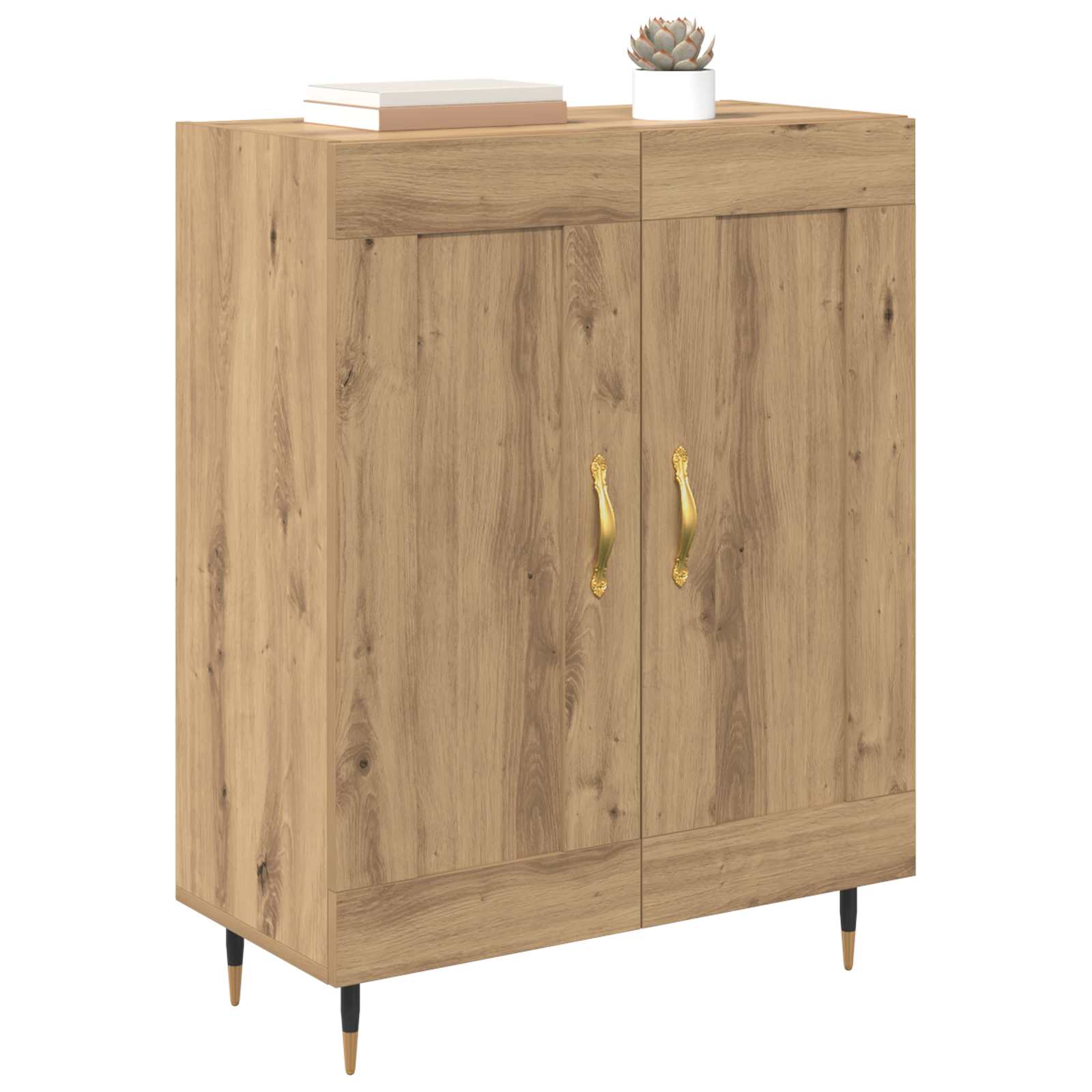 Sideboard Artisan-Eiche 69,5 x 34 x 90 cm Holzwerkstoff