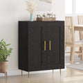 Sideboard Schwarz Eichen-Optik 69,5 x 34 x 90 cm