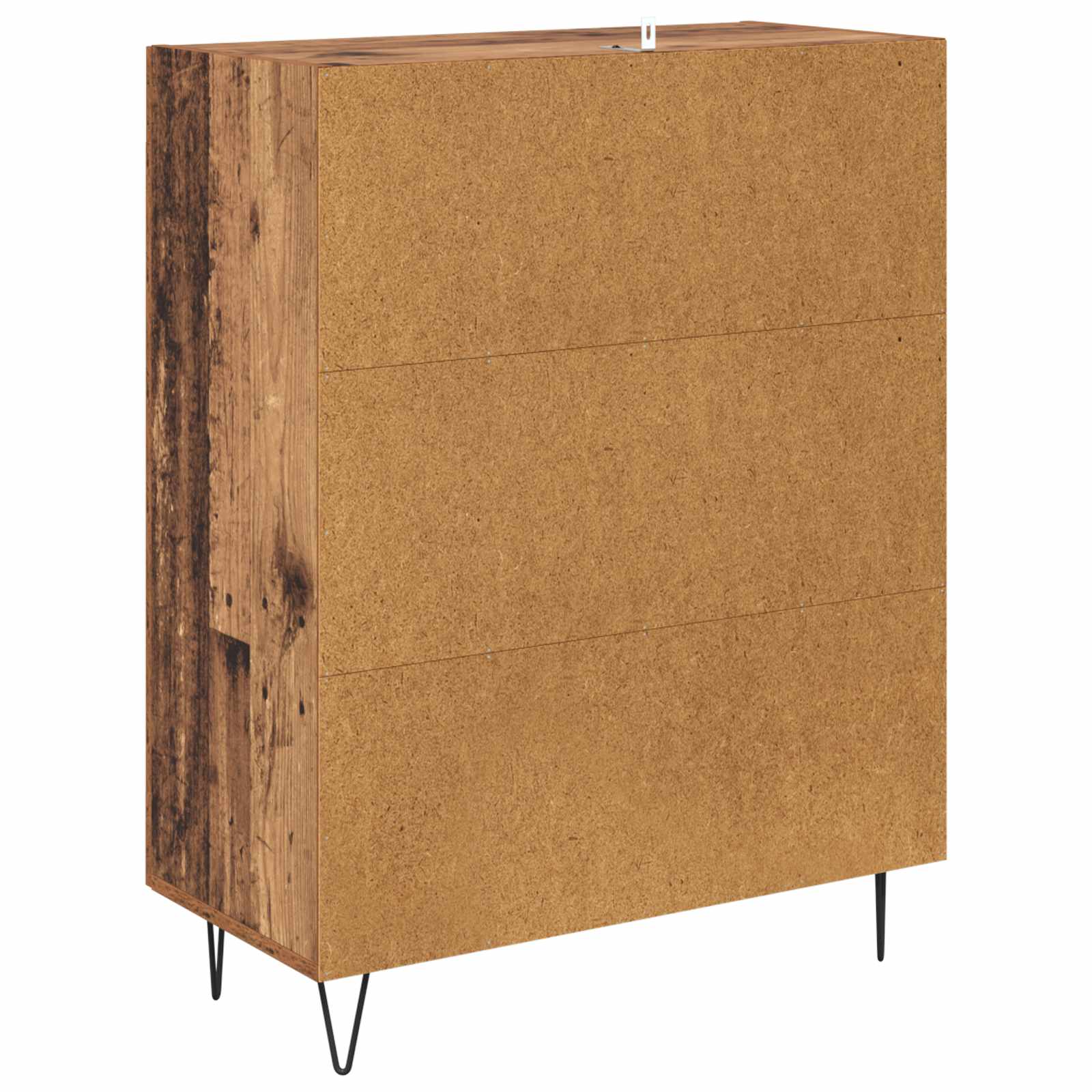 Sideboard Altholz 69,5 x 34 x 90 cm Verbundholz und Eisen