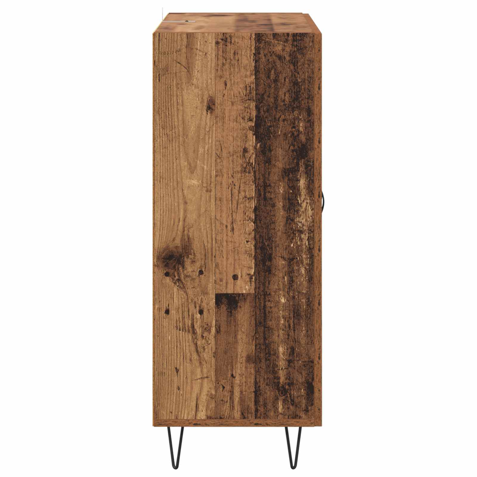 Sideboard Altholz 69,5 x 34 x 90 cm Verbundholz und Eisen