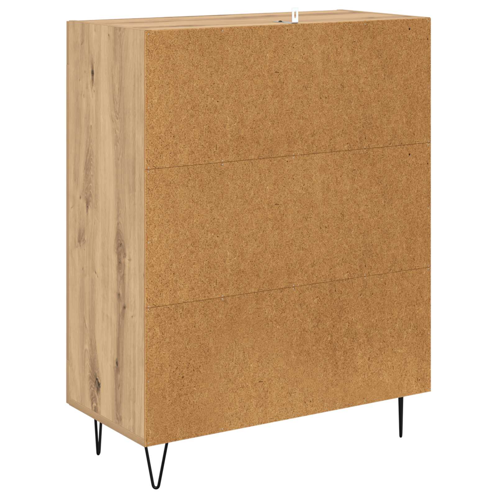 Sideboard Artisan-Eiche 69,5 x 34 x 90 cm Verbundholz und Eisen