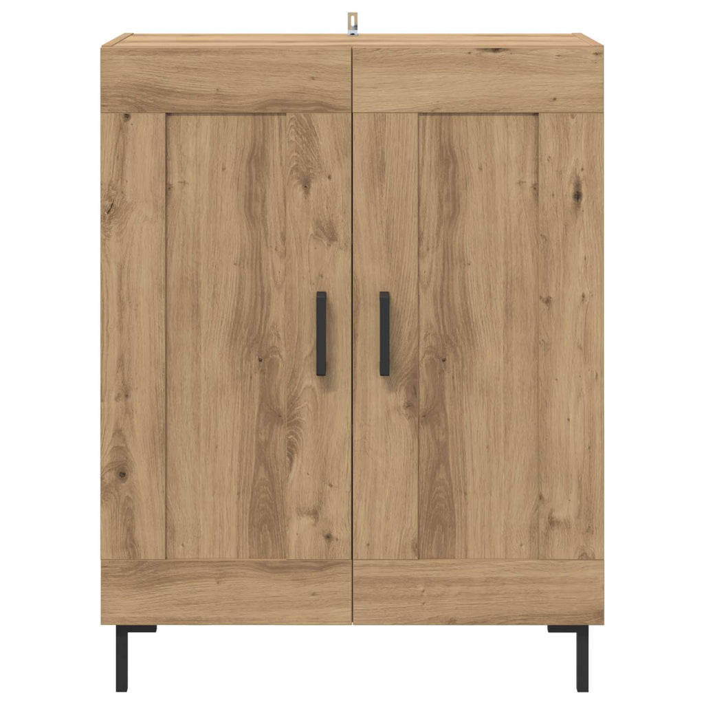 Sideboard Artisan-Eiche 69,5 x 34 x 90 cm Verbundholz und Eisen