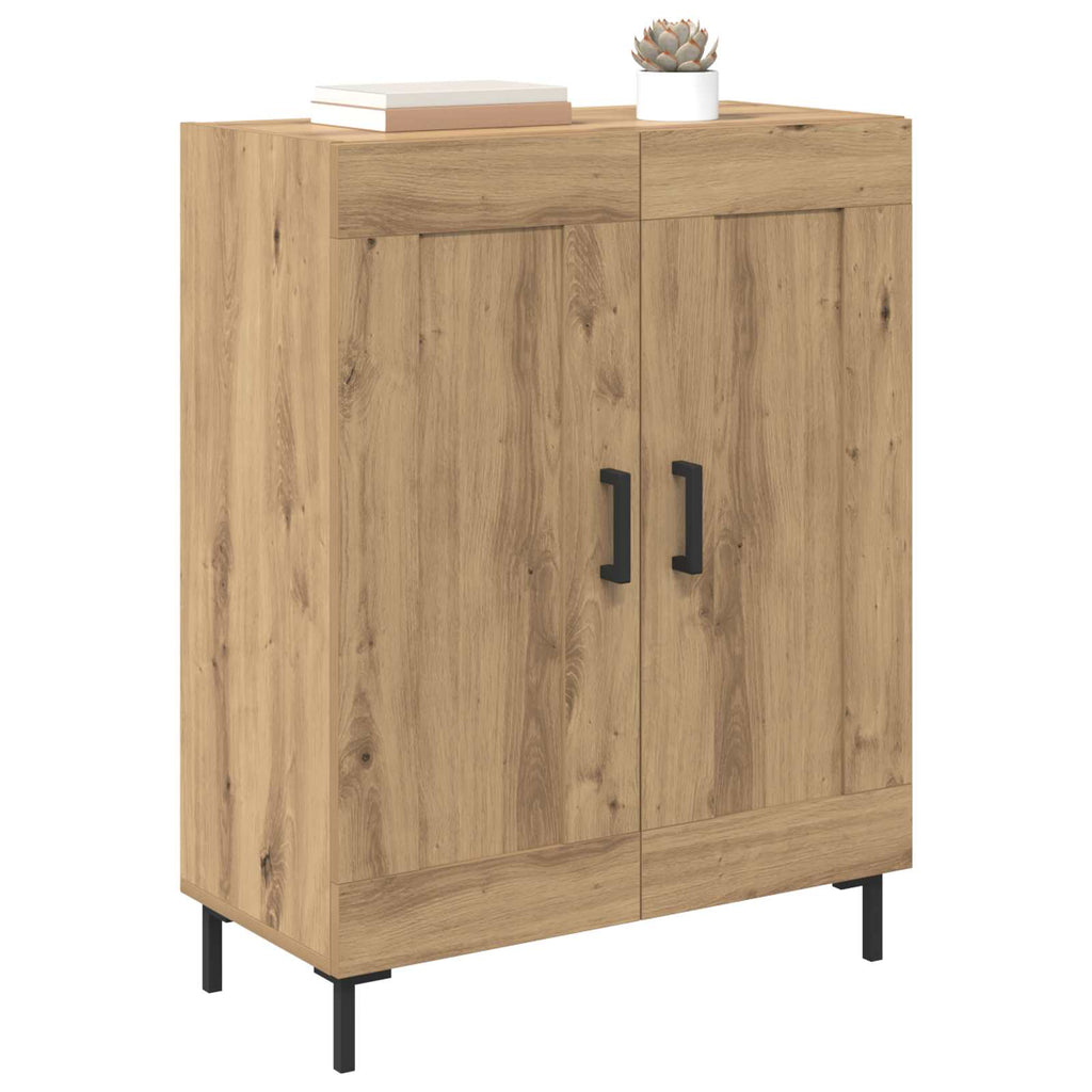 Sideboard Artisan-Eiche 69,5 x 34 x 90 cm Verbundholz und Eisen