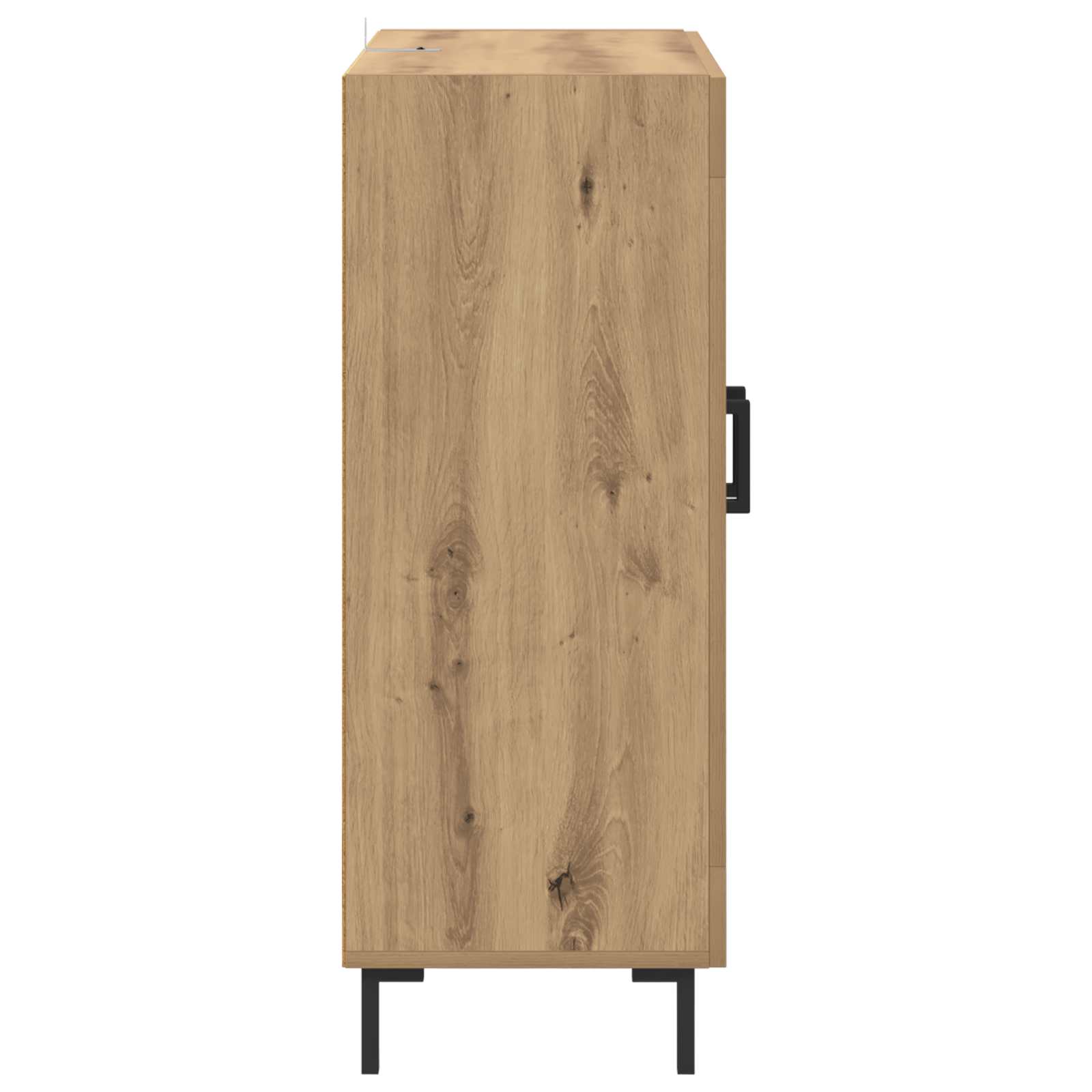 Sideboard Artisan-Eiche 69,5 x 34 x 90 cm Verbundholz und Eisen