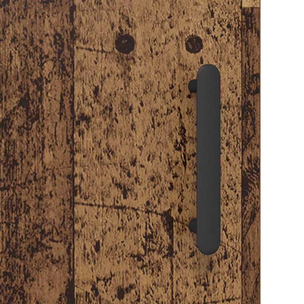 Sideboard Altholz 69,5 x 34 x 90 cm Verbundholz und Eisen