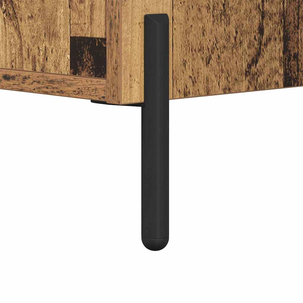 Sideboard Altholz 69,5 x 34 x 90 cm Verbundholz und Eisen