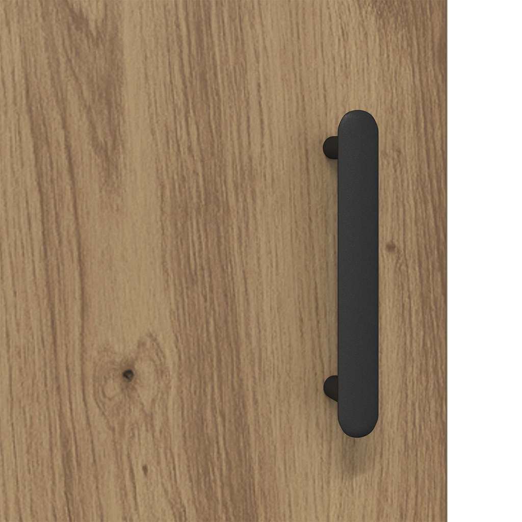 Sideboard Artisan-Eiche 69,5 x 34 x 90 cm Verbundholz und Eisen