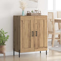 Sideboard Artisan-Eiche 69,5 x 34 x 90 cm Verbundholz und Eisen