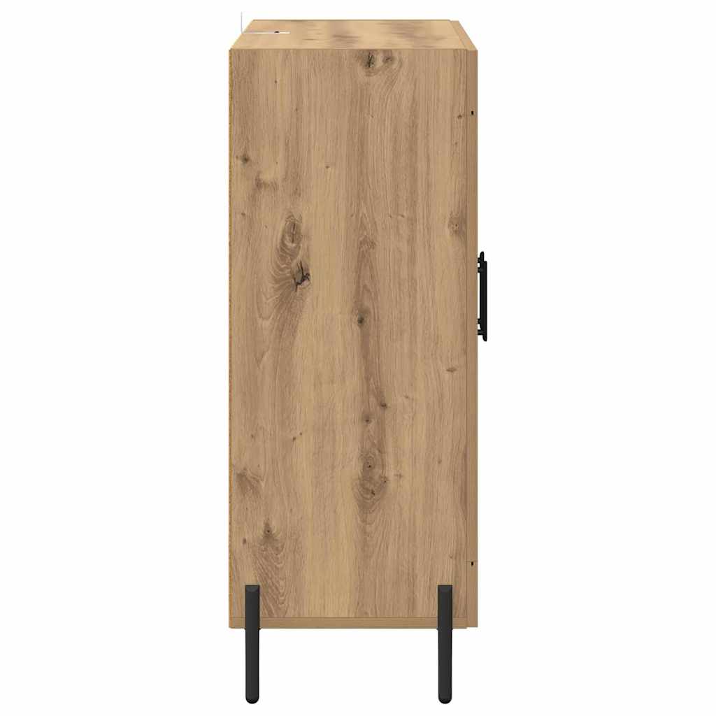 Sideboard Artisan-Eiche 69,5 x 34 x 90 cm Verbundholz und Eisen