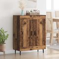 Sideboard Altholz 69,5 x 34 x 90 cm Verbundholz und Eisen