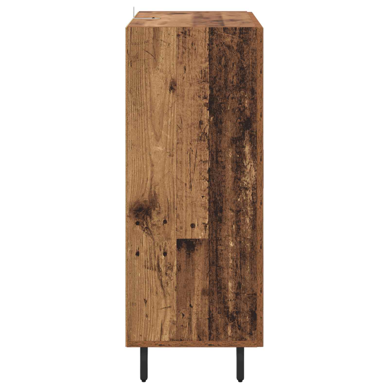 Sideboard Altholz 69,5 x 34 x 90 cm Verbundholz und Eisen