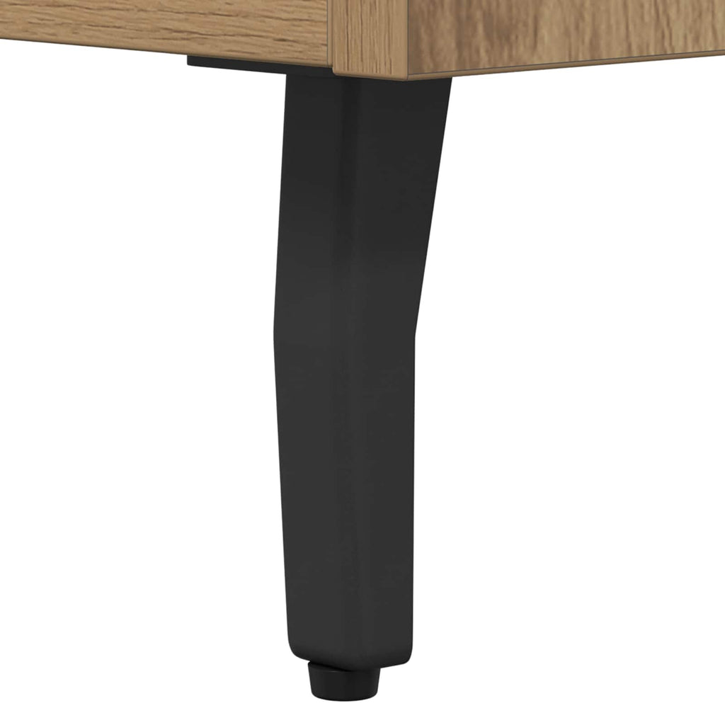 Sideboard Artisan-Eiche 69,5 x 34 x 90 cm Verbundholz und Eisen
