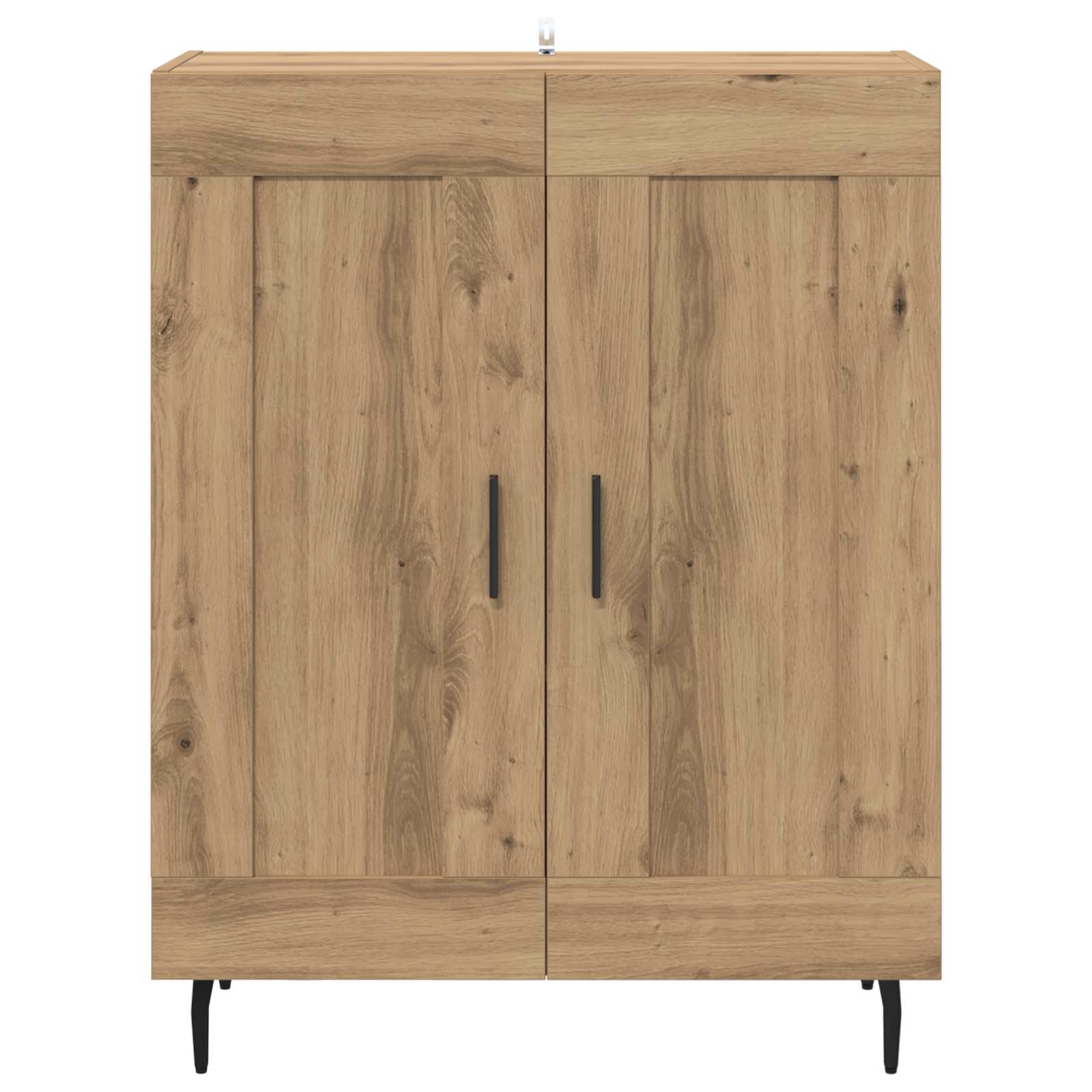 Sideboard Artisan-Eiche 69,5 x 34 x 90 cm Verbundholz und Eisen