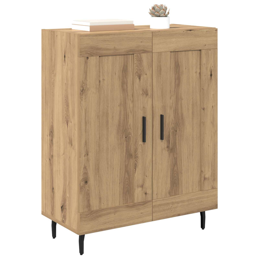 Sideboard Artisan-Eiche 69,5 x 34 x 90 cm Verbundholz und Eisen