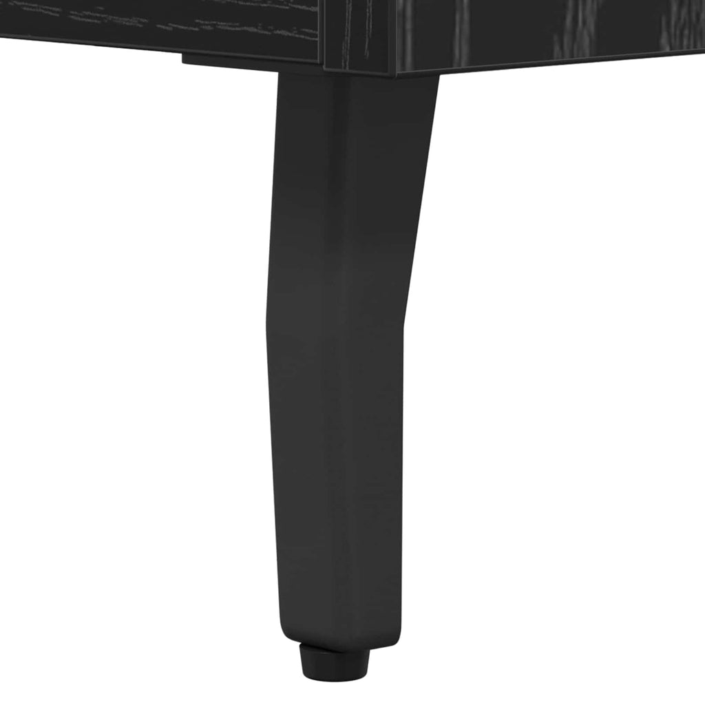 Sideboard Schwarz Eichen-Optik 69,5 x 34 x 90 cm