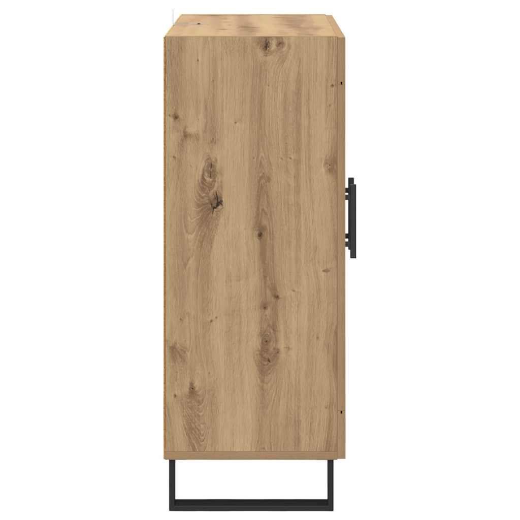 Sideboard Artisan-Eiche 69,5 x 34 x 90 cm Verbundholz und Eisen