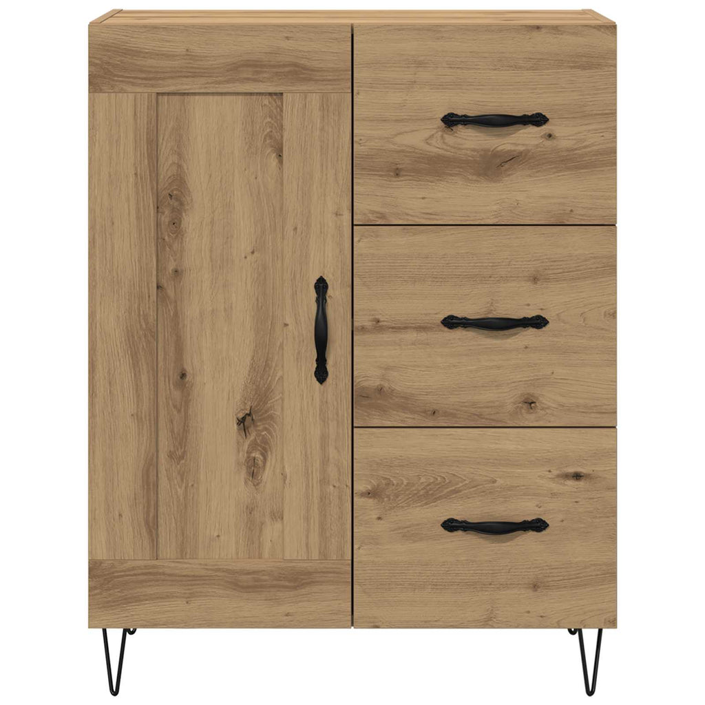 Sideboard Artisan-Eiche 69,5 x 34 x 90 cm Holzwerkstoff