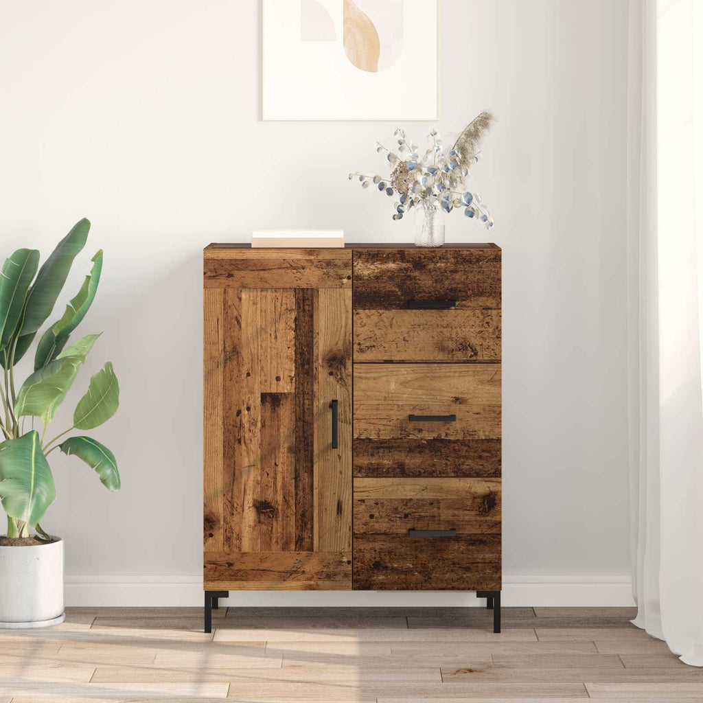 Sideboard Altholz 69.5 x 34 x 90 cm Holzwerkstoff