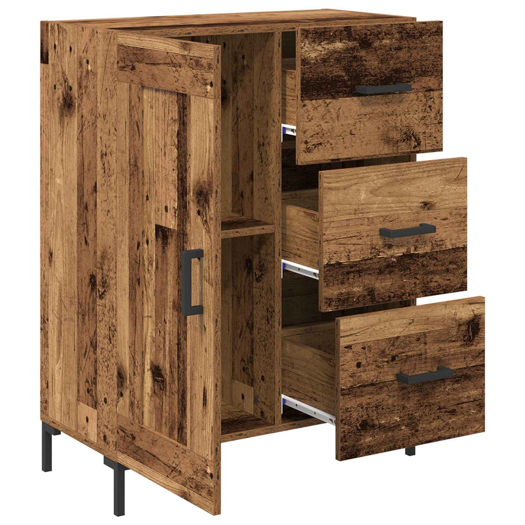Sideboard Altholz 69.5 x 34 x 90 cm Holzwerkstoff