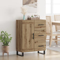 Sideboard Artisan-Eiche 69,5 x 34 x 90 cm Verbundholz und Eisen