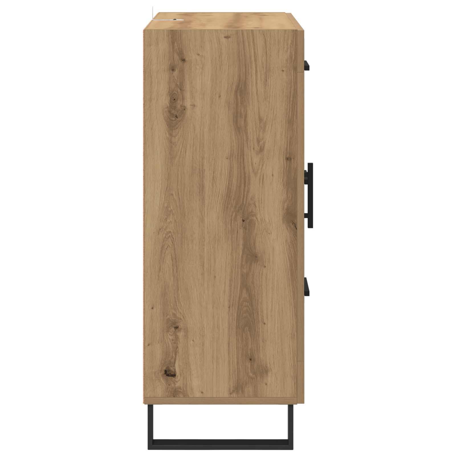 Sideboard Artisan-Eiche 69,5 x 34 x 90 cm Verbundholz und Eisen