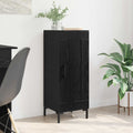 Sideboard Olden Schwarz Eichen-Optik 34,5 x 34 x 90 cm