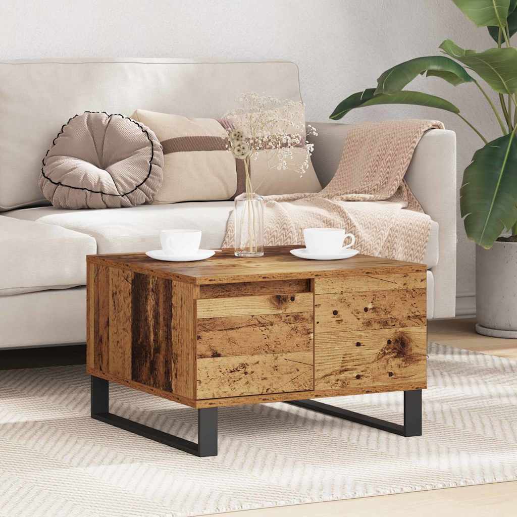 Couchtisch Altholz 55 x 55 x 36,5 cm Holzwerkstoff
