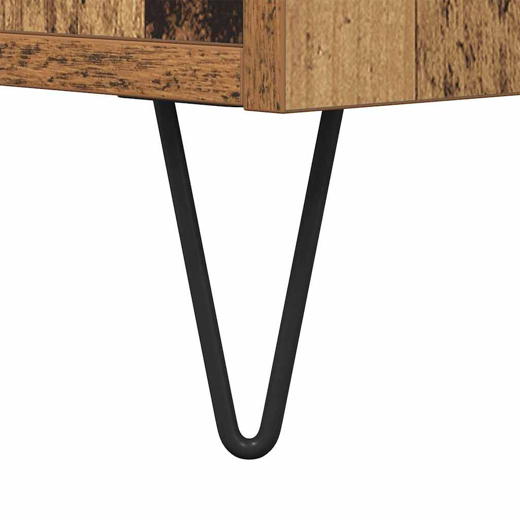 Couchtisch Altholz 80 x 80 x 36,5 cm Holzwerkstoff