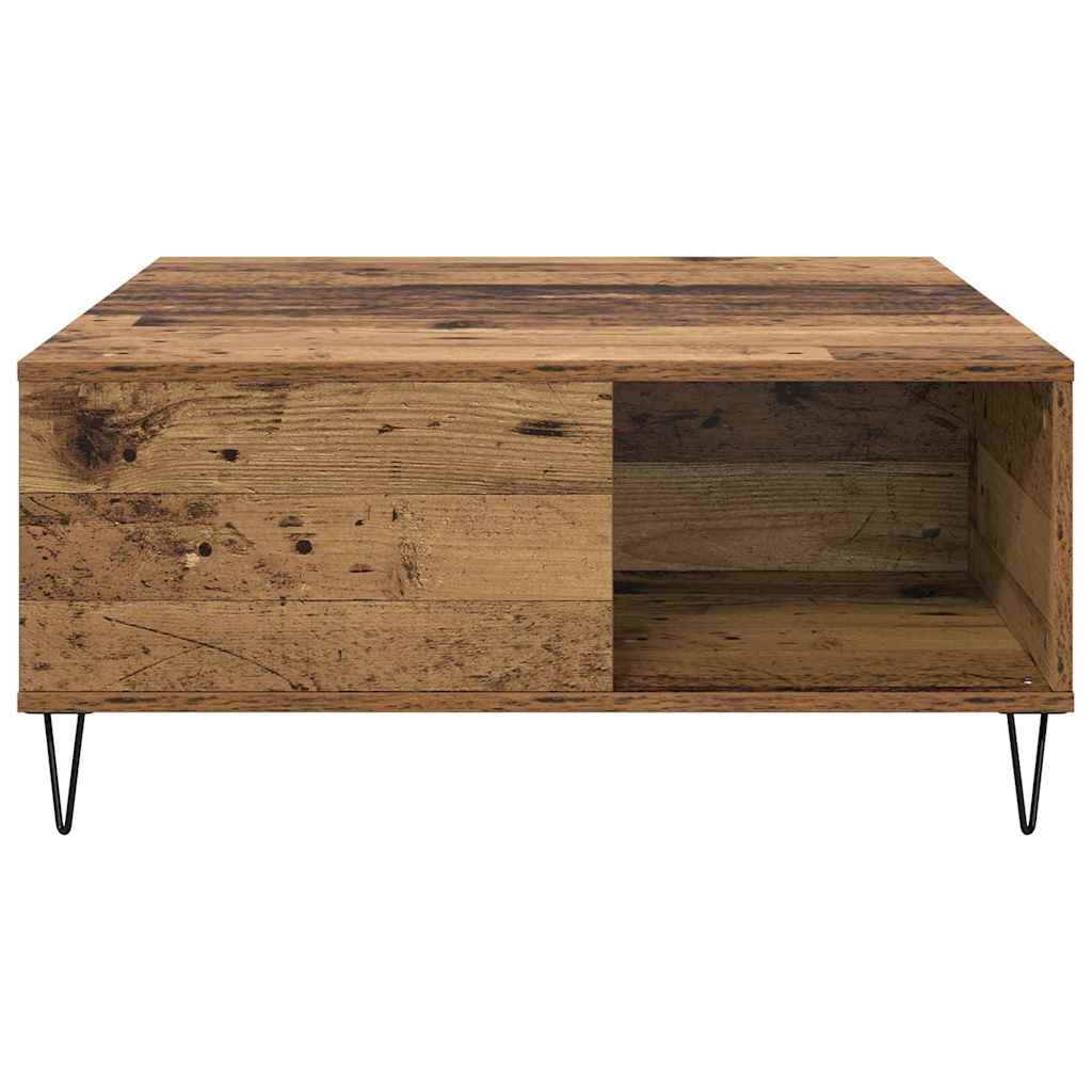 Couchtisch Altholz 80 x 80 x 36,5 cm Holzwerkstoff