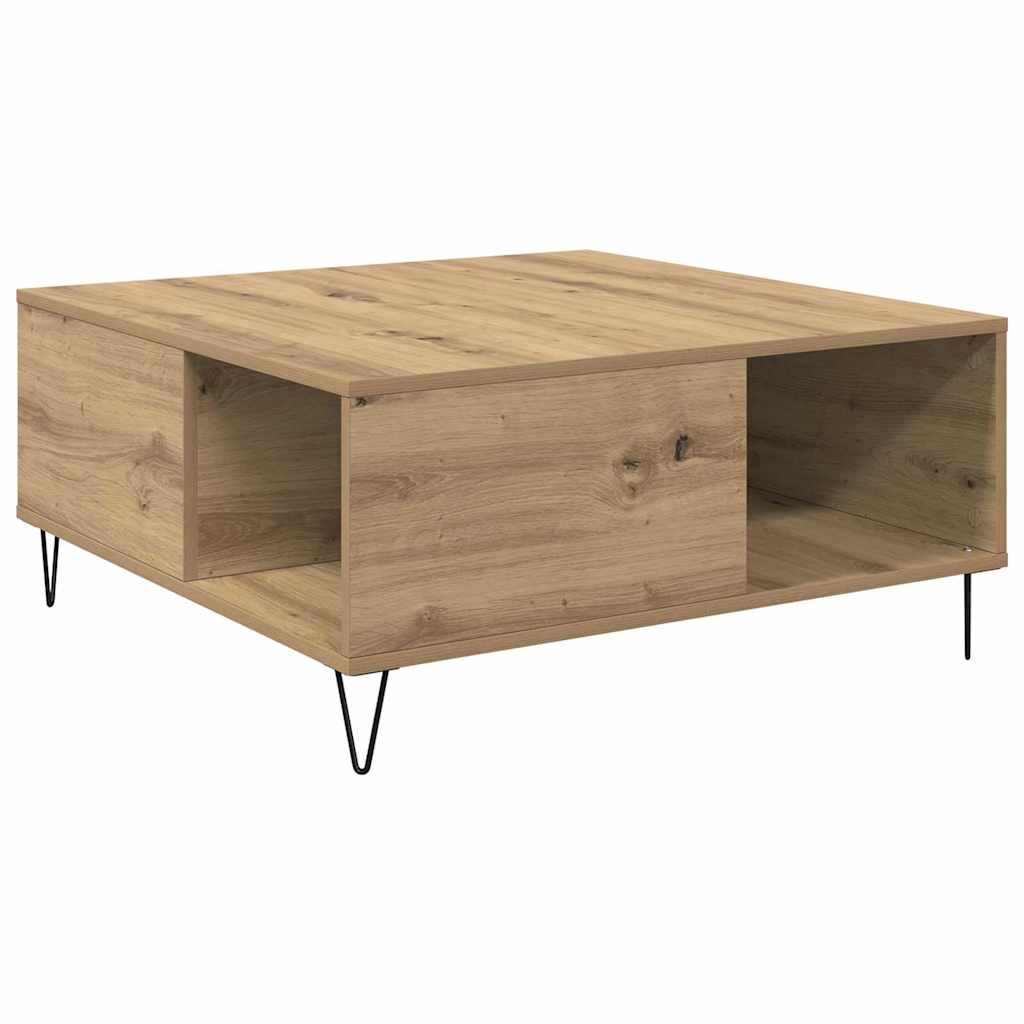 Couchtisch Artisan-Eiche 80 x 80 x 36,5 cm Holzwerkstoff