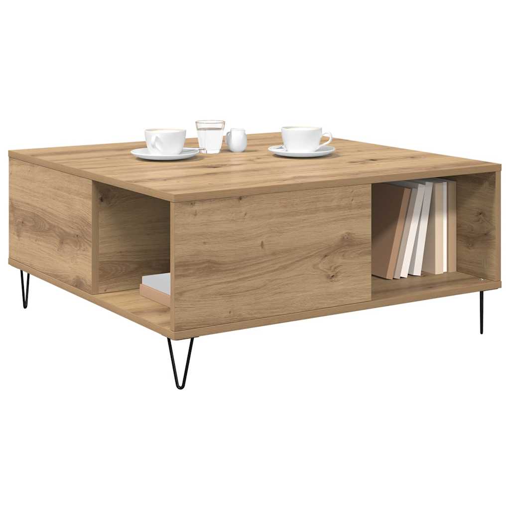 Couchtisch Artisan-Eiche 80 x 80 x 36,5 cm Holzwerkstoff