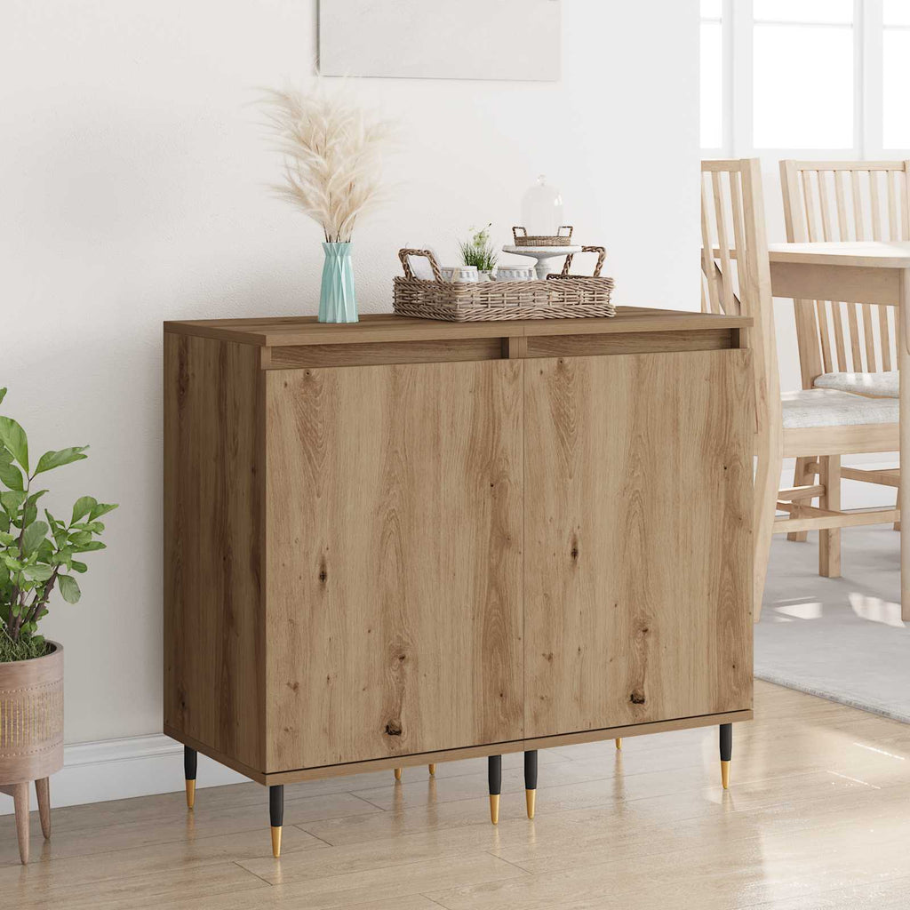 Sideboard 2 pcs Artisan-Eiche 40 x 35 x 70 cm