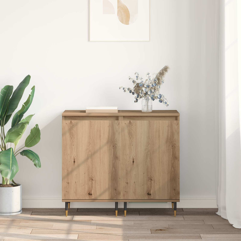 Sideboard 2 pcs Artisan-Eiche 40 x 35 x 70 cm