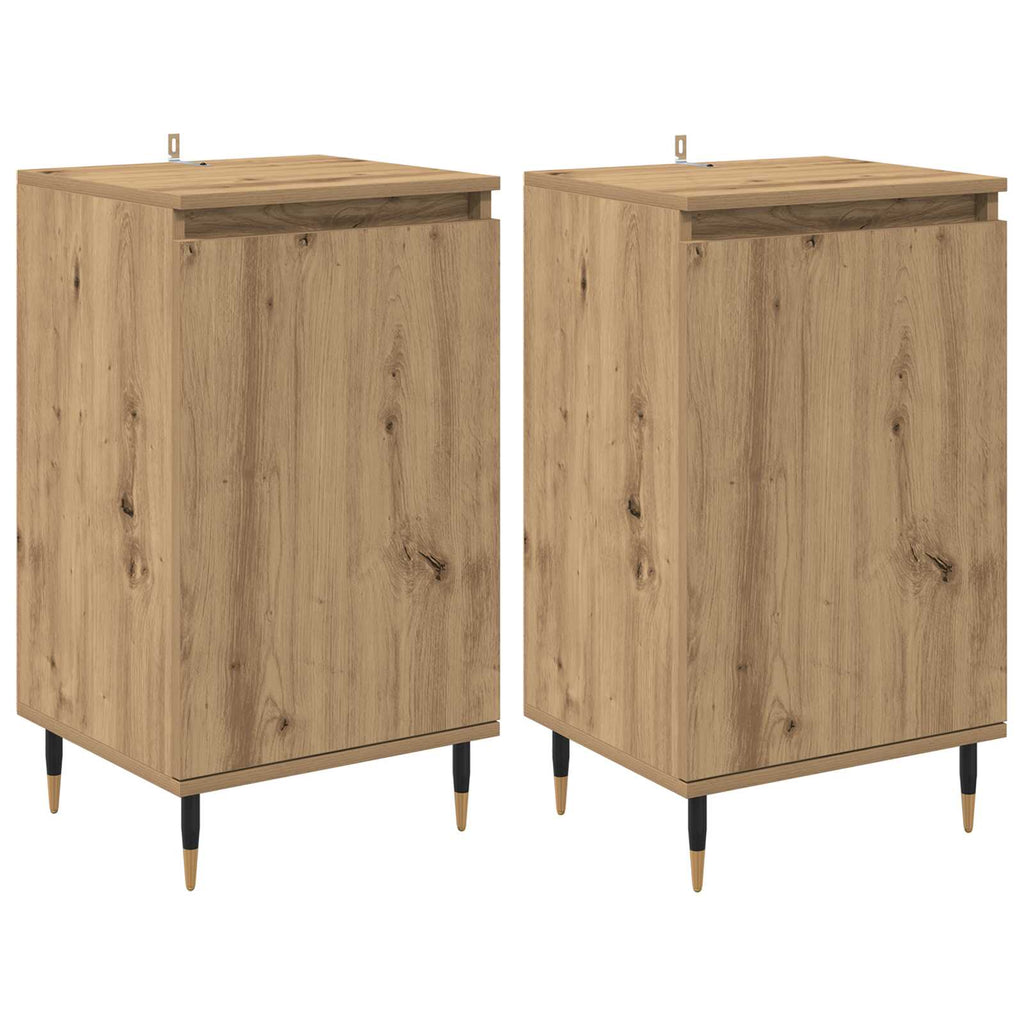 Sideboard 2 pcs Artisan-Eiche 40 x 35 x 70 cm