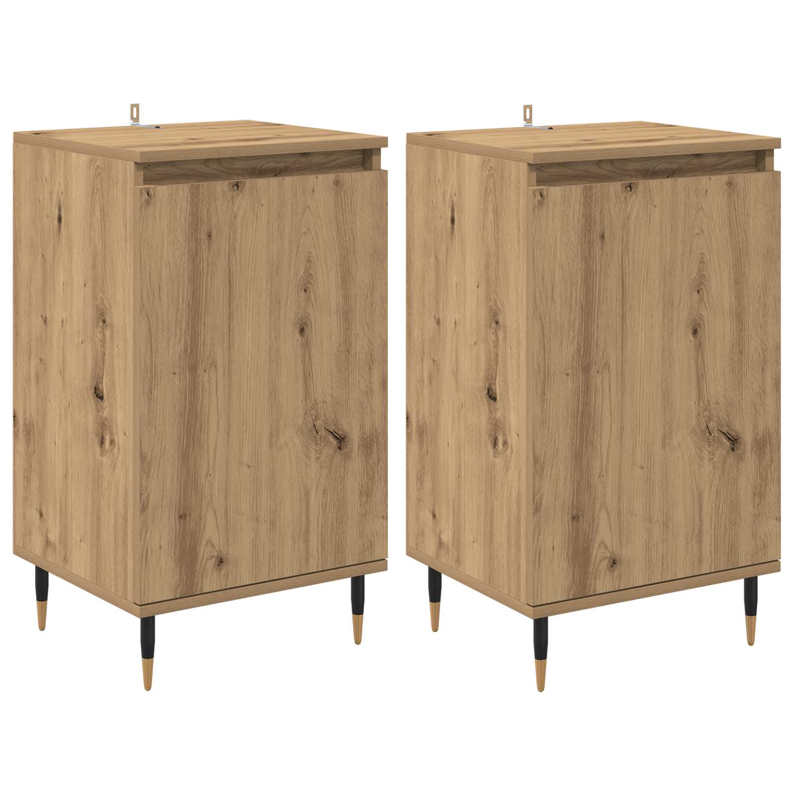 Sideboard 2 pcs Artisan-Eiche 40 x 35 x 70 cm