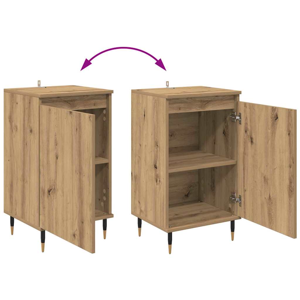 Sideboard 2 pcs Artisan-Eiche 40 x 35 x 70 cm