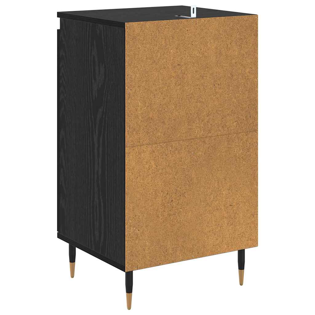 Sideboard 2 pcs Schwarz Eichen-Optik 40 x 35 x 70 cm