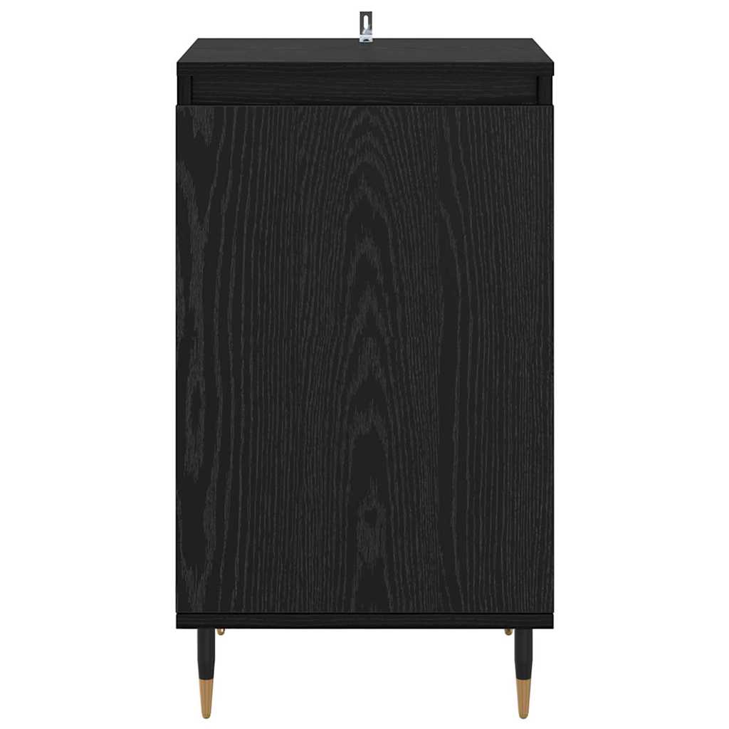 Sideboard 2 pcs Schwarz Eichen-Optik 40 x 35 x 70 cm