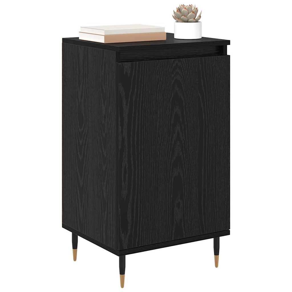Sideboard 2 pcs Schwarz Eichen-Optik 40 x 35 x 70 cm