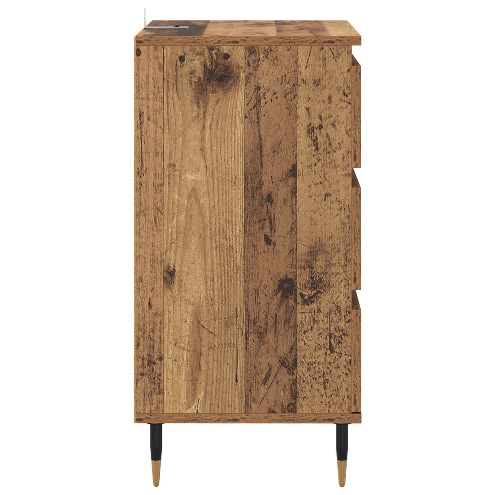 Sideboard mit Schubladen Altholz 35 x 40 x 70 cm Holzwerkstoff