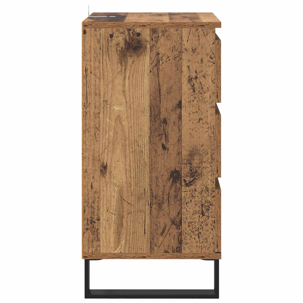 Sideboard mit Schubladen Altholz Holzwerkstoff