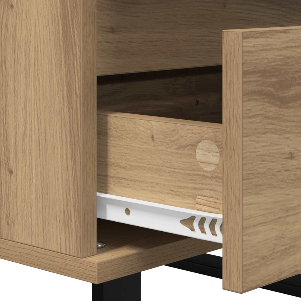 Sideboard mit Schubladen Artisan-Eiche Holzwerkstoff