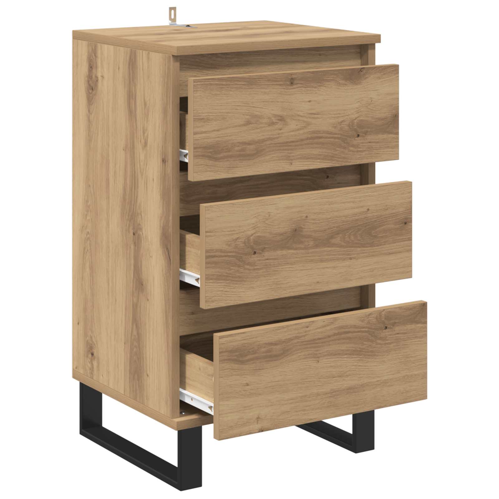 Sideboard mit Schubladen Artisan-Eiche Holzwerkstoff