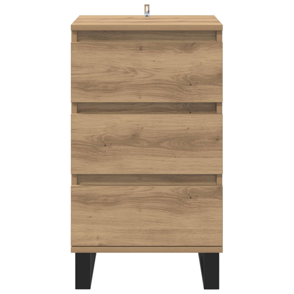 Sideboard mit Schubladen Artisan-Eiche Holzwerkstoff