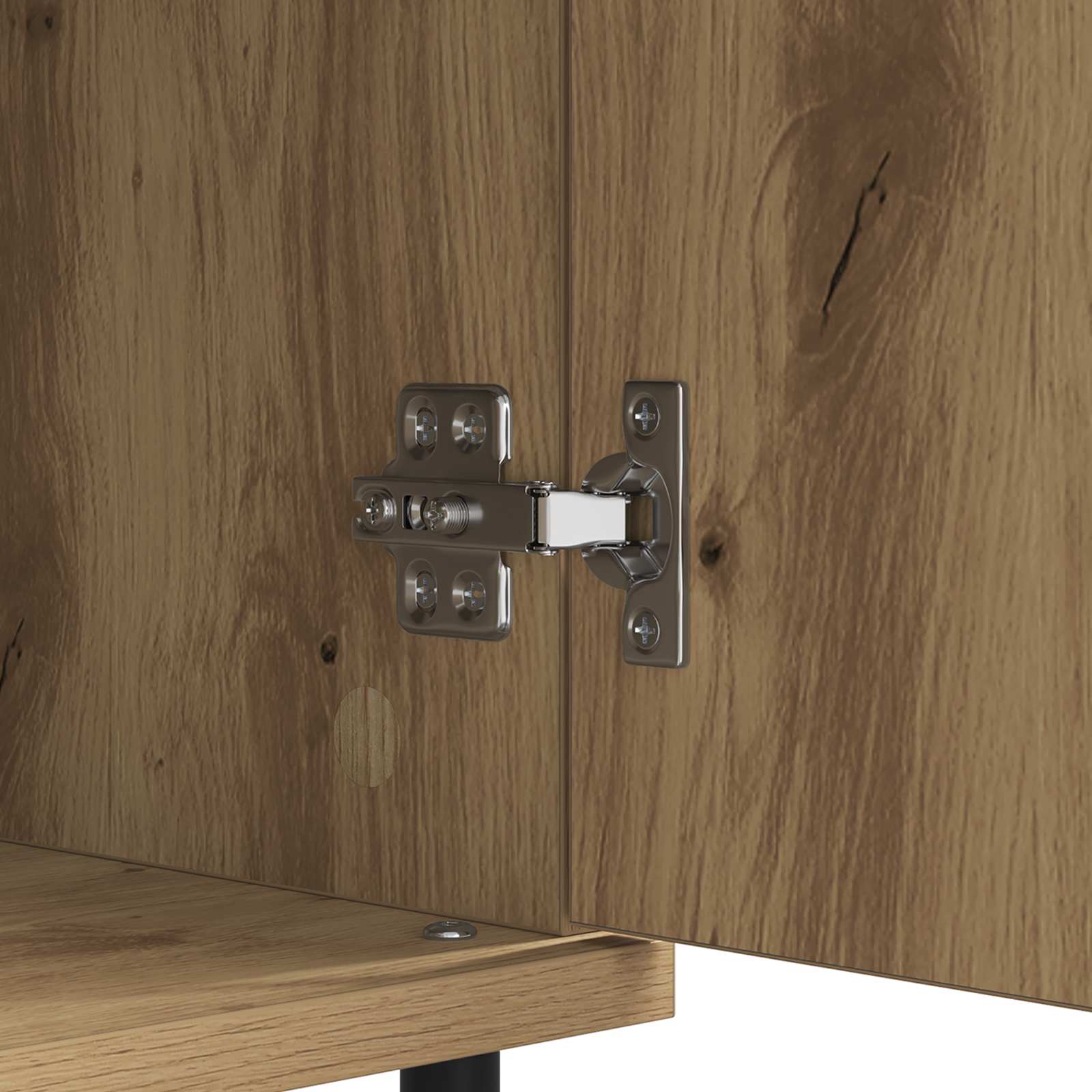 Sideboard Artisan-Eiche 60 x 35 x 70 cm Verbundholz und Eisen