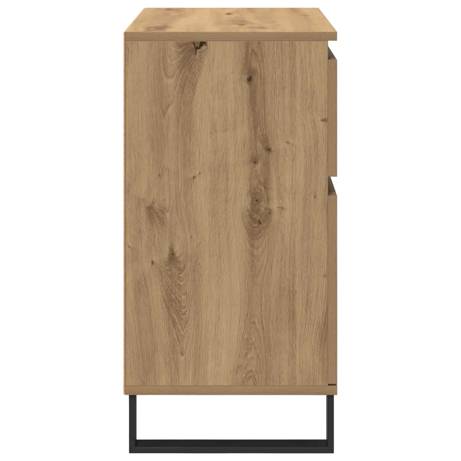 Sideboard Artisan-Eiche 60 x 35 x 70 cm Verbundholz und Eisen