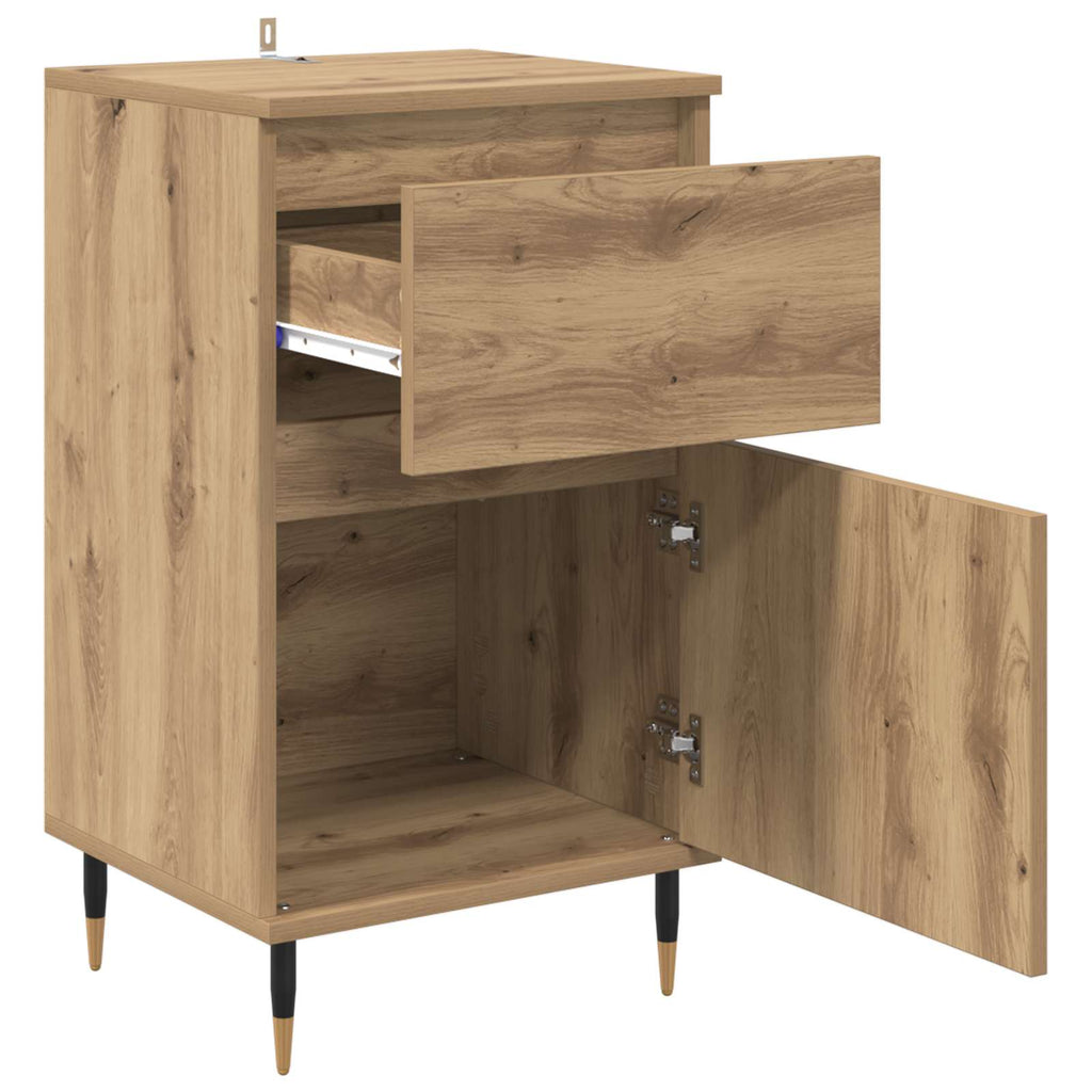 Sideboard Artisan-Eiche 40 x 35 x 70 cm Verbundholz und Eisen