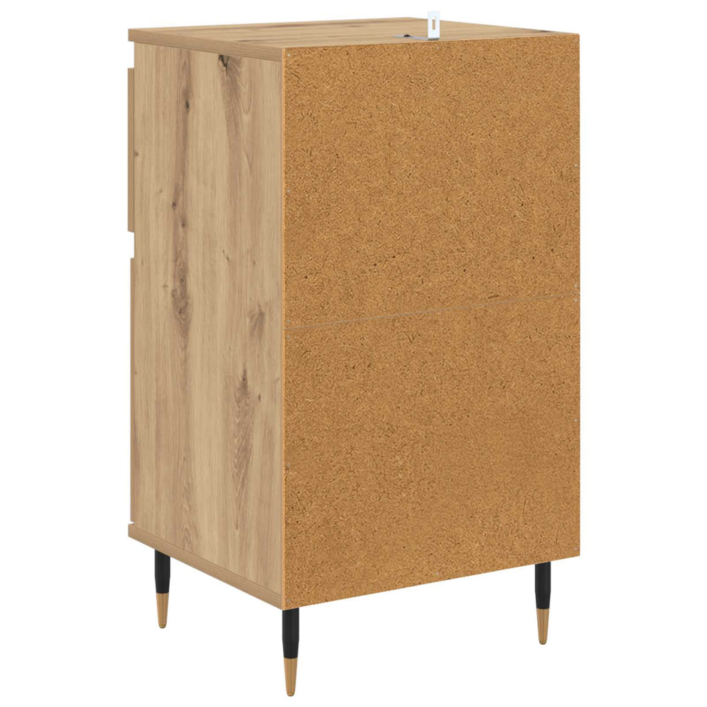 Sideboard Artisan-Eiche 40 x 35 x 70 cm Verbundholz und Eisen