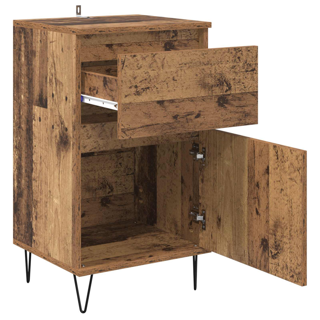 Sideboard mit Schubladen Altholz 35 x 40 x 70 cm Holzwerkstoff